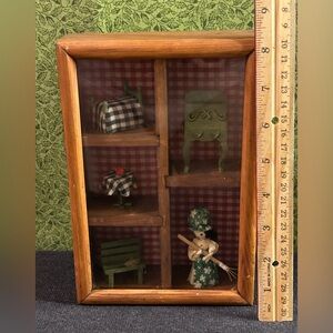 Accents | Vintage Wooden Diorama Shadow Boxes Miniature Handmade | Poshmark